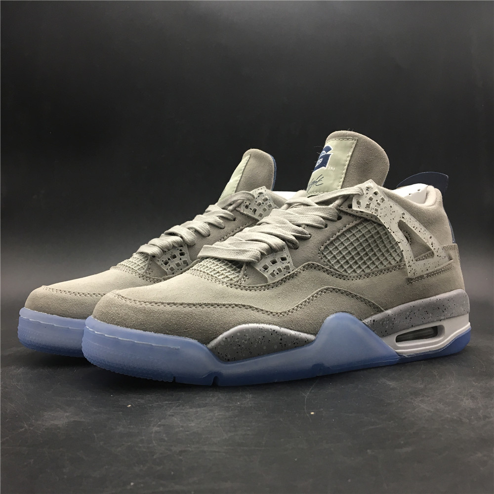 2019 Air Jordan 4 Grey Ice Sole Shoes - Click Image to Close